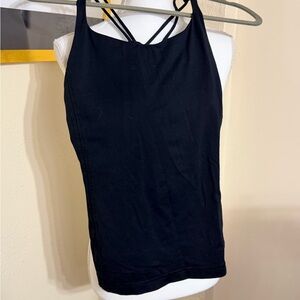 lululemon athletica Black Strappy Performance Tank